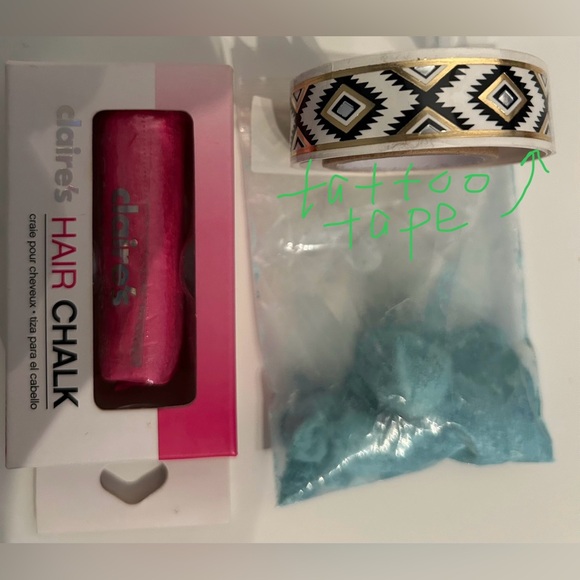 Temporary Color Tattoo and Hair Chalk bundle - Picture 2 of 10